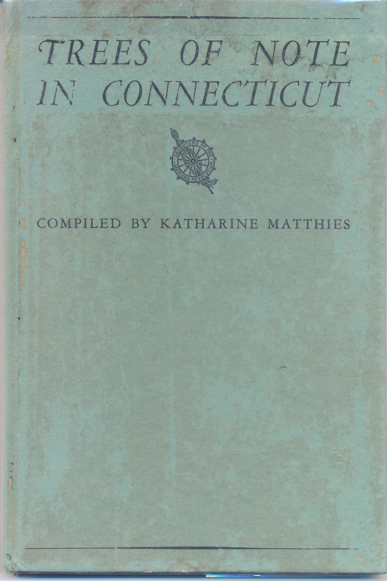 Trees of Note in Connecticut book cover